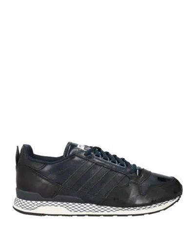 Adidas Originals Man Sneakers Midnight Blue Size 8.5 Leather