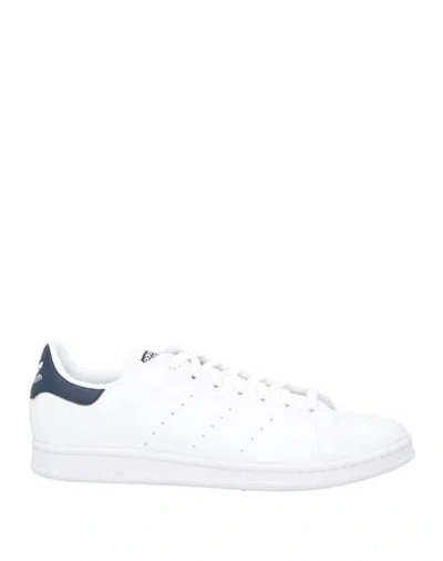 Adidas Originals Man Sneakers White Size 7 Textile Fibers