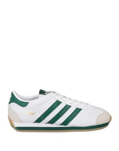 Adidas Originals Man Sneakers White Size 8.5 Leather In Multi