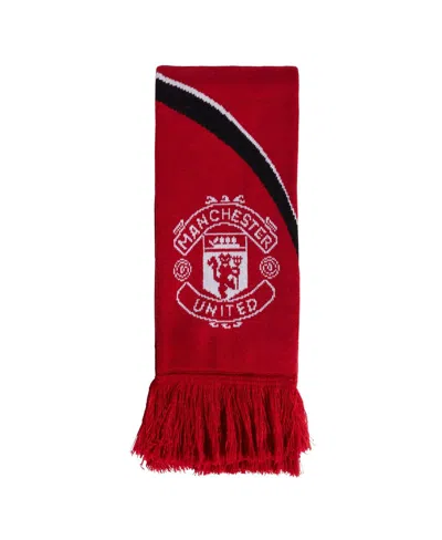 Adidas Originals Manchester United Home Team Scarf In Red