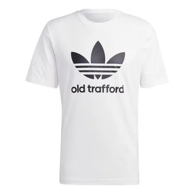 Adidas Originals Manchester United Og Trefoil T-shirt 'white'