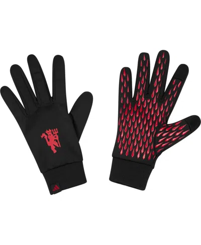 Adidas Originals Manchester United Player Gloves In Black