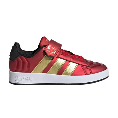 Pre-owned Adidas Originals Marvel X Adidas Grand Court Ps 'avengers' | Red | Kid's Size 3