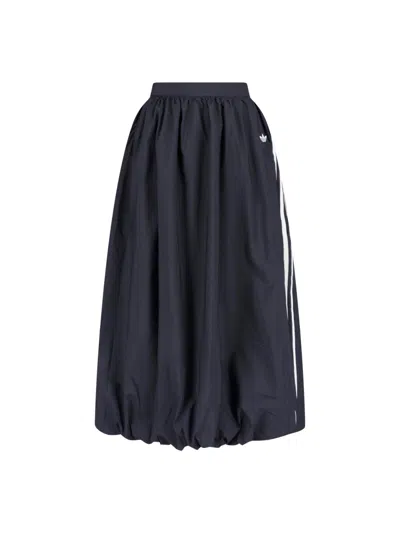 Adidas Originals Maxi Skirt "balloon" In Blue