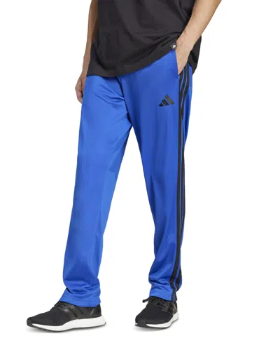 Adidas Originals Adidas 3-stripes Tricot Joggers In Blue
