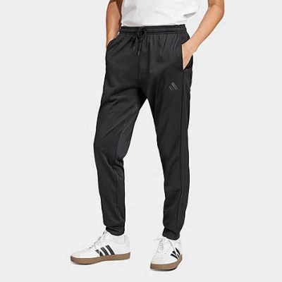 Adidas Originals Men's 3-stripes Tricot Tapered Track Pants In Black