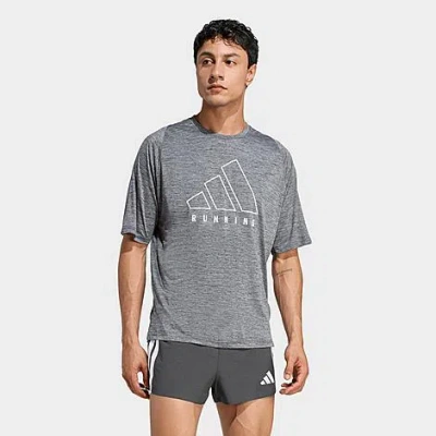 Adidas Originals Men's Adi365 Soft Touch Running T-shirt In Gray