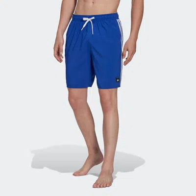 Adidas Originals Men's Adidas 3-stripes Clx Swim Shorts In Multi