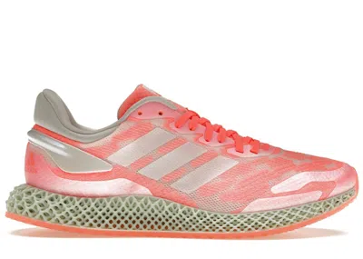 Pre-owned Adidas Originals Men's Adidas 4d Run Sneakers In Footwear White/signal Coral In Multi