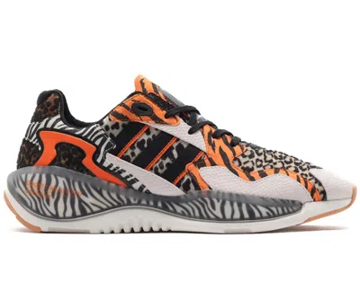Pre-owned Adidas Originals Men's Adidas Adias Zx Alkyne Atmos Sneakers In Core Black/crystal White/orange