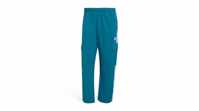 Pre-owned Adidas Originals Men's Adidas Adicolor Classics 3stripes Cargo Trousers In Legacy Teal