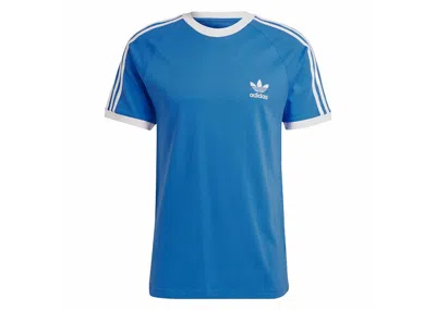 Pre-owned Adidas Originals Men's Adidas Adicolor Classics 3stripes Tee Shirt In Blue Bird