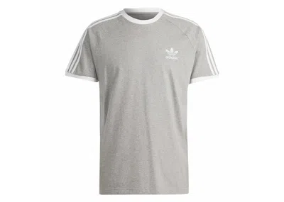 Pre-owned Adidas Originals Men's Adidas Adicolor Classics 3stripes Tee Shirt In Medium Grey Heather