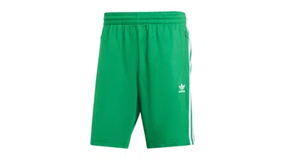 Pre-owned Adidas Originals Men's Adidas Adicolor Firebird Shorts In Green/white