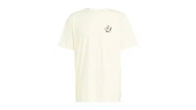 Pre-owned Adidas Originals Men's Adidas Adidas T-shirt In Warm Vanilla