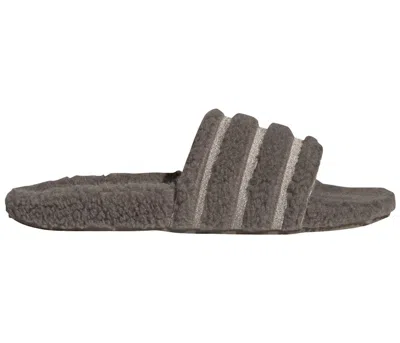 Pre-owned Adidas Originals Men's Adidas Adilette Cozy Slides Sneakers In Simple Brown/light Brown