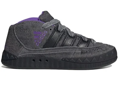 Pre-owned Adidas Originals Men's Adidas Adimatic Mid Youth Of Paris Sneakers In Utility Black/core Black/pantone