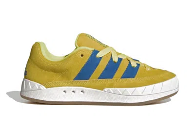Pre-owned Adidas Originals Men's Adidas Adimatic Sneakers In Bright Yellow/blue/crystal White