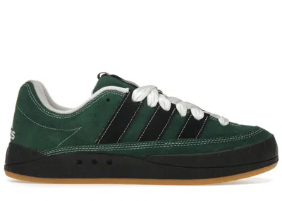 Pre-owned Adidas Originals Men's Adidas Adimatic Ynuk Green Sneakers In Dark Green/core Black/off White In Multi
