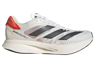 Pre-owned Adidas Originals Men's Adidas Adizero Adios Pro 2 Tokyo Sneakers In Cloud White/carbon/solar Red In Multi