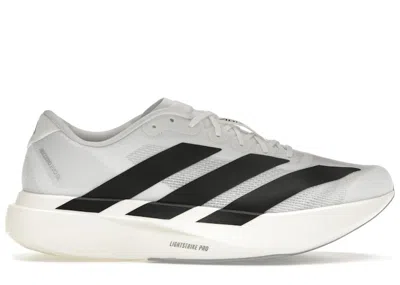 Pre-owned Adidas Originals Men's Adidas Adizero Evo Sl White Black Sneakers In Cloud White/core Black In Multi