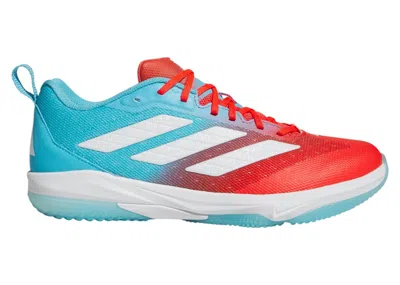 Pre-owned Adidas Originals Men's Adidas Adizero Impact Turf Candy Sneakers In Bright Cyan/cloud White/bright Red