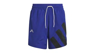 Pre-owned Adidas Originals Men's Adidas Ae Foundation Shorts In Lucid Blue