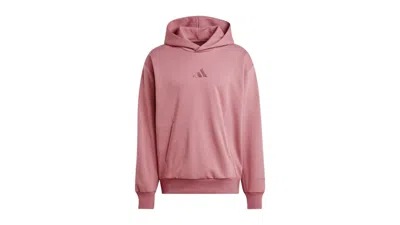 Pre-owned Adidas Originals Men's Adidas All Szn Fleece Hoodie In Preloved Crimson In Red