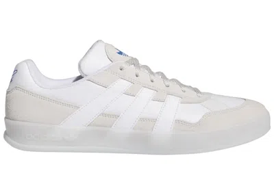 Pre-owned Adidas Originals Men's Adidas Aloha Super Sneakers In Crystal White/cloud White/blue Bird In Multi