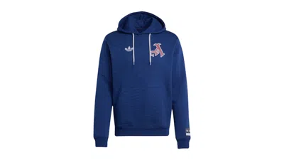 Pre-owned Adidas Originals Men's Adidas Arsenal Vrct Hoodie In Night Indigo
