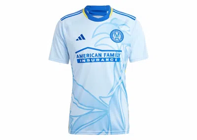 Pre-owned Adidas Originals Men's Adidas Atlanta United Fc 24/25 Away Jersey In Glow Blue