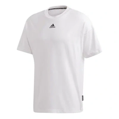 Adidas Originals Men's Adidas Back Short Sleeve White T-shirt