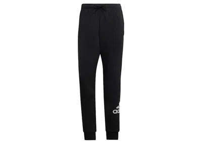 Pre-owned Adidas Originals Men's Adidas Badge Of Sport French Terry Pants In Black/white