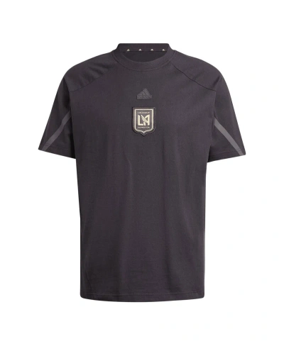 Adidas Originals Men's Adidas Black Lafc 2024 Travel Raglan T-shirt