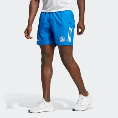 Adidas Originals Men's Adidas Boston Marathon 2023 Running Shorts In Blue