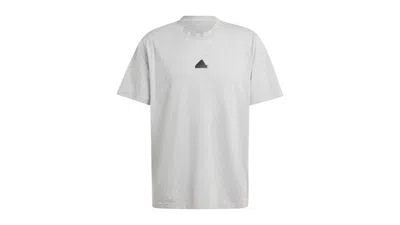 Pre-owned Adidas Originals Men's Adidas Brand Love T-shirt In Medium Grey Heather In Gray