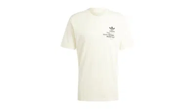 Pre-owned Adidas Originals Men's Adidas Bt Short Sleeve T-shirt In Cream White