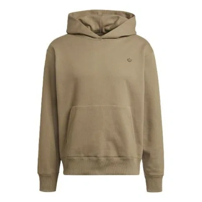 Adidas Originals Men's Adidas C Hoody Kangaroo Pouch Loose Sports Green In Brown