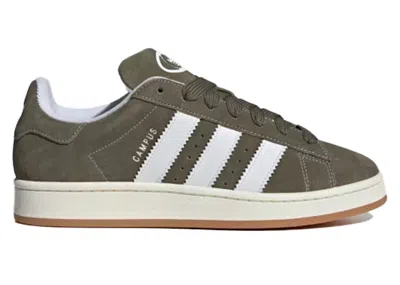 Pre-owned Adidas Originals Men's Adidas Campus 00s White Gum Sneakers In Olive Strata/cloud White/off White In Multi