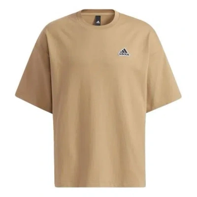 Adidas Originals Men's Adidas Casual Sports Stylish Short Sleeve Yellow T-shirt In Neutral