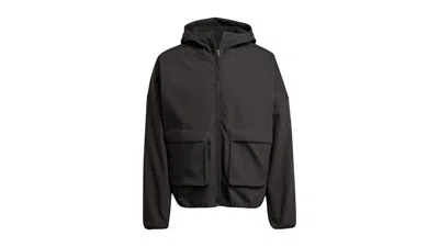 Pre-owned Adidas Originals Men's Adidas City Escape Premium Fullzip Hoodie In Black