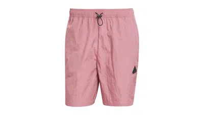 Pre-owned Adidas Originals Men's Adidas City Escape Woven Shorts In Preloved Crimson