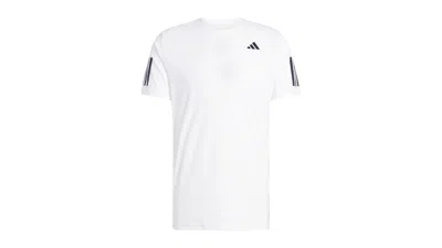 Pre-owned Adidas Originals Men's Adidas Club Climacool 3stripes T-shirt In White
