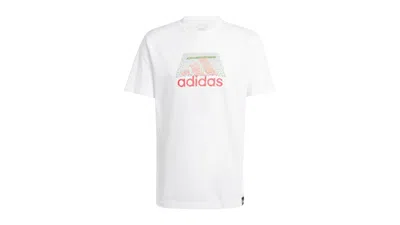 Pre-owned Adidas Originals Men's Adidas Codes Badge Of Graphic T-shirt In White