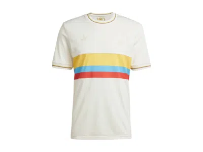 Pre-owned Adidas Originals Men's Adidas Colombia 24 Anniversary Jersey In Chalk White