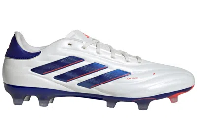 Pre-owned Adidas Originals Men's Adidas Copa Pure 2 Pro Fg Sneakers In Cloud White/lucid Blue/solar Red In Multi