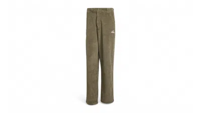 Pre-owned Adidas Originals Men's Adidas Cord Trousers In Olive Strata In Green
