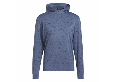 Pre-owned Adidas Originals Men's Adidas Core Printed Lightweight Hoodie In Preloved Ink/collegiate Navy Blue