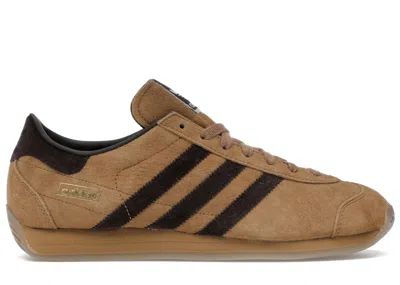 Pre-owned Adidas Originals Men's Adidas Country Japan Sneakers In Brown Desert/dark Brown/cardboard