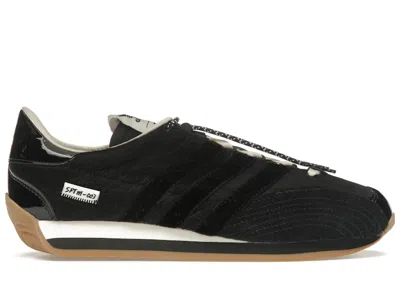 Pre-owned Adidas Originals Men's Adidas Country Og Song For The Mute Black Sneakers In Core Black/cream White In Multi